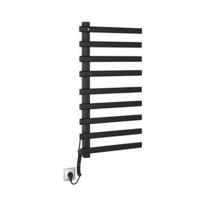 Radiator electric portpropsop Sapho ELCOR 128W/230V 92 cm negru mat stâng imagine