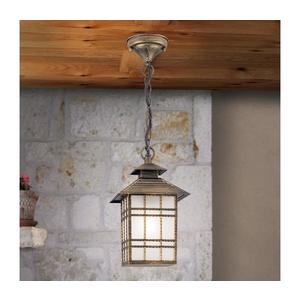 Pendul de exterior Orion AL 11-1116/1 KIKO 1xE27/11W/230V IP44 bronz/patină imagine