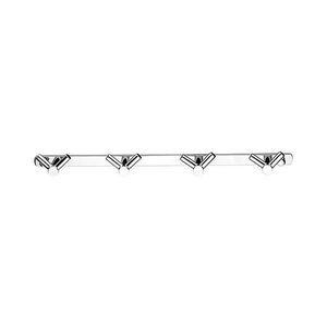 Suport de perete pentru prosoape NIMCO MAC 2905831C-T-90 BORMO 30 cm crom lucios imagine