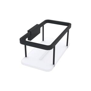 Raft de perete de duș NIMCO Ki-14015-B-90 KIBO negru mat/alb imagine