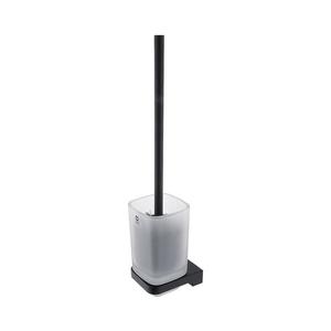 Perie de toaletă de perete NIMCO MAC 29094CN-90 MAYA sticlă mată/negru mat imagine