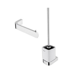 Perie de toaletă de perete și suport de hârtie igienică NIMCO NK set-94KN-26 NIKAU crom lucios imagine