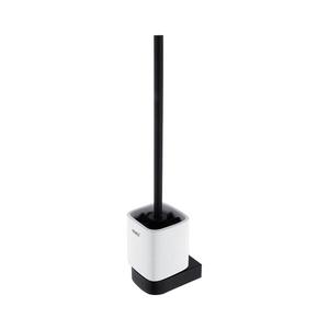 Perie de toaletă de perete NIMCO NKC 30094KN-90 NIKAU alb/negru mat imagine