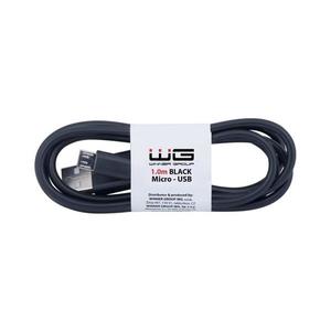 Cablu USB Winner Group microUSB/USB-A 1m negru imagine