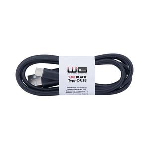 Cablu USB Winner Group USB-C/USB-A 1m negru imagine