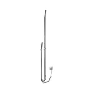 Uscător electric de prosoape cu temporizator Sapho DUOPASSO 45W/230V 170 cm crom lucios imagine