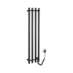 Radiator portprosop electric Sapho PAPINADO 85W/230V 120 cm negru mat imagine