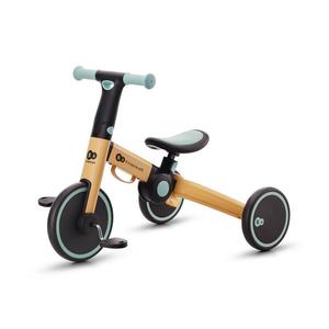 Tricicletă 3 în 1 pentru copii KINDERKRAFT 4TRIKE galben/verde-mentă imagine