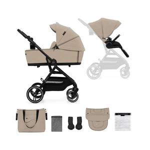 Cărucior de copii combinat 2 în 1 KINDERKRAFT SELECT YOXI Sand beige imagine