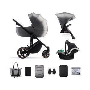 Cărucior de copii combinat 3 în 1 KINDERKRAFT SELECT PRIME 2 Premium Shadow gri imagine