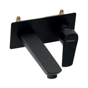 Baterie de lavoar pentru instalare ascunsă Novaservis METALIA ECO negru mat imagine