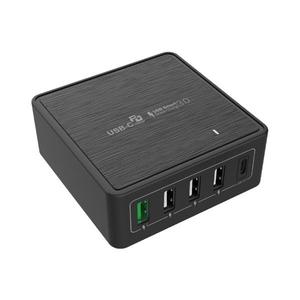 Adaptor de încărcare rapidă Winner Group 5xUSB-C Power Delivery 60W negru imagine