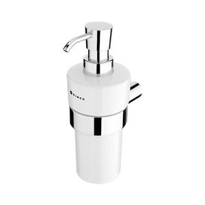 Dozator de perete pentru săpun NIMCO BR 11031KN-26 BORMO 300 mm alb/crom lucios imagine