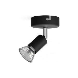 Spot LIMBALI 1xGU10/50W/230V negru Philips imagine