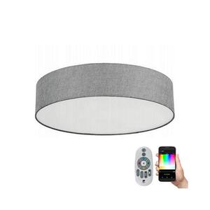 Plafonieră LED RGBW dimabilă Eglo 33772 ROMAO-C LED/33W/230V gri + telecomandă imagine