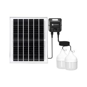 Lustră LED solară cu senzor 2xLED/70W/12V 12000 mAh 6500K d. 12 cm imagine