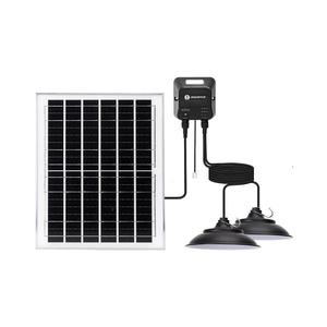 Lustră LED solară 2xLED/70W/12V 12000 mAh 6500K d. 23, 5 cm imagine