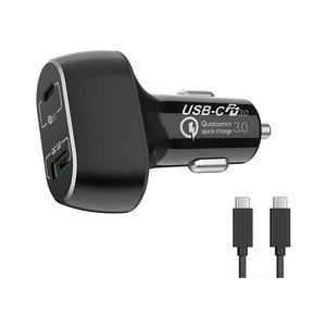 Încărcător auto Winner Group 1xUSB-C + 1xUSB-A Power Delivery 63W negru imagine