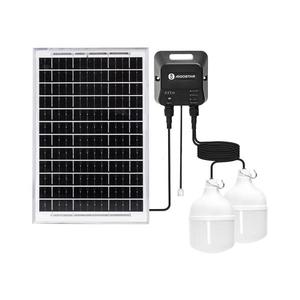 Lustră LED solară 2xLED/35W/12V 6000 mAh 6500K d. 10 cm imagine