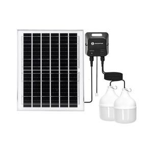Lustră LED solară 2xLED/70W/12V 12000 mAh 6500K d. 12 cm imagine