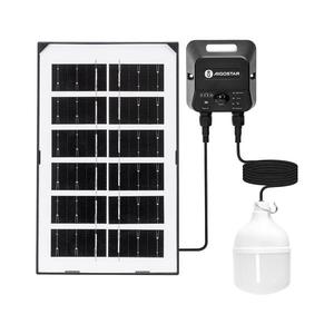 Lustră LED solară cu senzor LED/35W/12V 3000 mAh 6500K d. 10 cm imagine