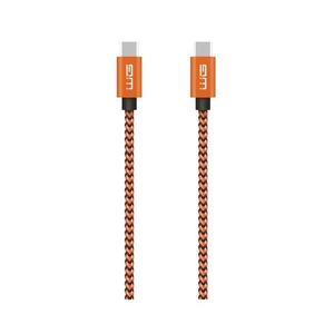 Cablu USB Winner Group USB-C/USB-A 60W 1 m portocaliu imagine