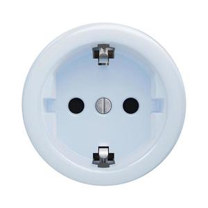 Priză de epocă fără ramă lap SCHUKO 230V/16A albastru imagine