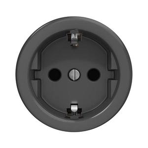 Priză de epocă fără ramă lap SCHUKO 230V/16A antracit imagine