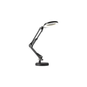 Lampă LED dimabilă de masă cu lupă 2 în 1 AURIQ LOUPE LED/10W/5V 3000/4000/6500K negru imagine