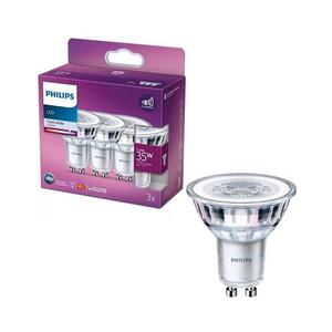 SET 3x bec LED Philips PAR16 GU10/3, 5W/230V 4000K imagine