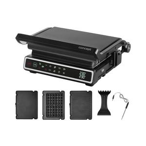Grătar de contact cu sondă de temperatură Concept ge3550 2000W/230V negru imagine