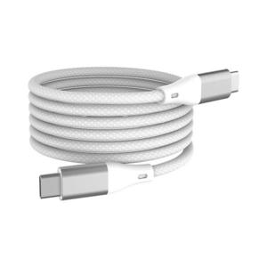 Cablu USB magnetic Winner Group USB-C/USB-C 1m 60W alb imagine