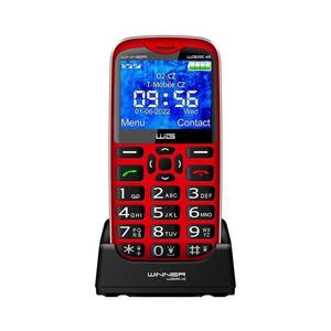 Telefon mobil pentru vârstnici Winner Group 1600 mAh roșu imagine