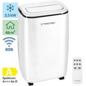 Aer conditionat portabil Trotec PAC 3501 S, WiFi, 12000 Btu/h, Dezumidificare, Functie Swing, Timer, Ventilatie, Pentru 46 mp imagine