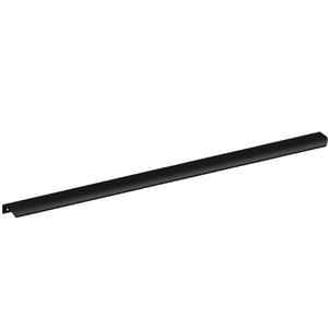 Maner lung pentru mobila Lentis, finisaj negru mat, L: 1200 mm imagine