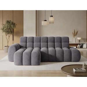 Coltar extensibil dreapta 3 locuri ELTAP, Ceedro, 283x165x98 cm, lemn/poliester, gri imagine