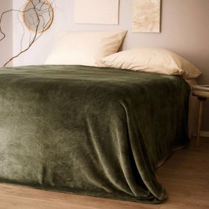 Cuvertura Rote, Homla, 200x220 cm, poliester, verde imagine