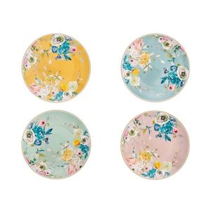 Set farfurii pentru desert 4 piese, Paradise, Brandani, Ø18 cm, portelan imagine