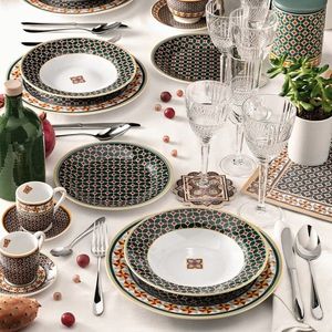 Serviciu de masa 18 piese Le Cementine Catherine, Brandani, portelan imagine