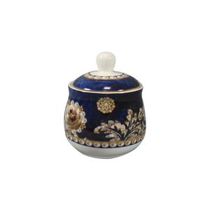 Zaharnita cu capac Blue Danube, Brandani, 9x11.5 cm, portelan imagine