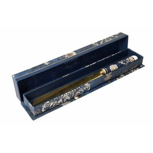 Cutit pentru servit tort Blue Danube Gold, Brandani, inox, maner ceramic imagine