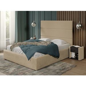 Pat tapitat Hera fix 173 x 144 C2 cu blanita plusata Crem - Lapit 29 180x200 imagine