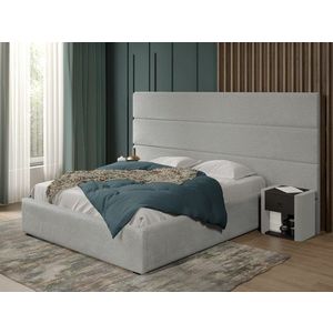 Pat tapitat Hera fix 270 x 144 C1 cu blanita plusata Gri - Lapit 06 140x200 imagine