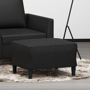 vidaXL Taburet, negru, 60x50x41 cm, piele ecologică imagine