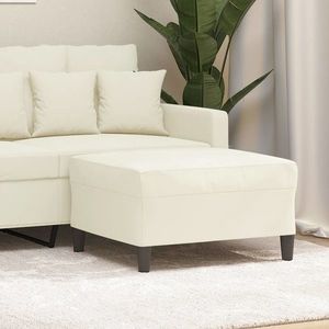 vidaXL Taburet, crem, 70x55x41 cm, catifea imagine