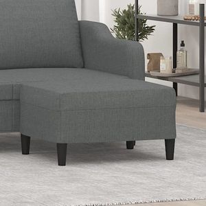 vidaXL Taburet, gri închis, 70x55x41 cm, material textil imagine