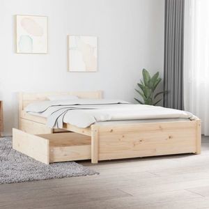 vidaXL Cadru de pat cu sertare, 100x200 cm imagine