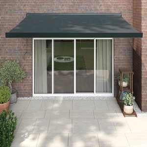 vidaXL Copertină retractabilă, antracit, 3x2, 5 m, textil și aluminiu imagine