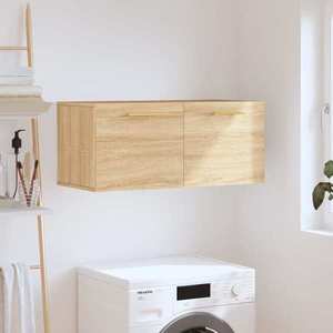 vidaXL Dulap de perete, stejar sonoma, 80x36, 5x35 cm, lemn compozit imagine