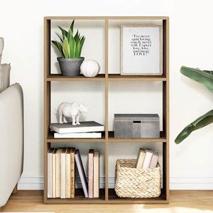 vidaXL Bibliotecă/separator, stejar artizanal, 69, 5x29x103, 5 cm, lemn imagine